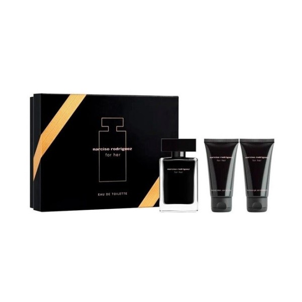 Narciso Rodriguez for her eau de toilette set colonia + leche + gel