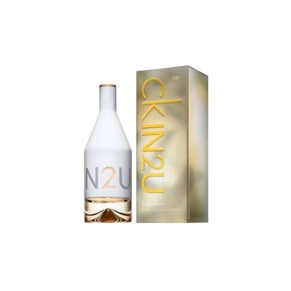 CkIN2U de Calvin Klein eau de toilette for woman, contiene 100ml con vaporizador