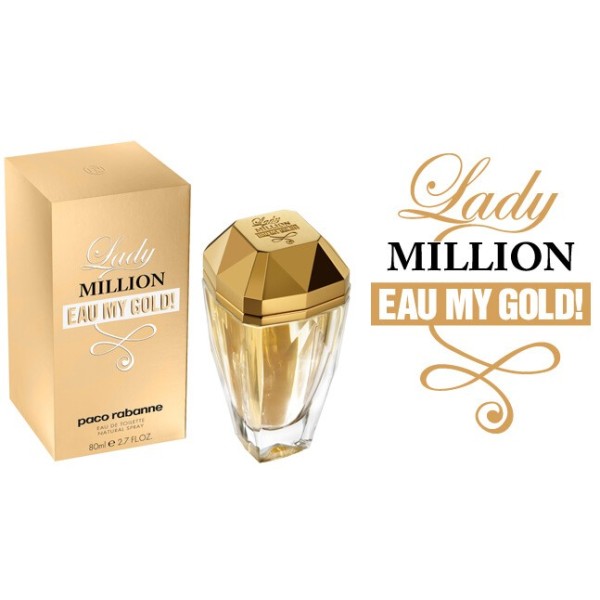 Lady Million Eau my Gold de Paco Rabanne 80ml vaporizador eau de toilette