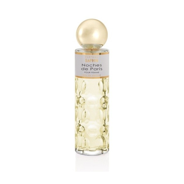 Colonia de Saphir "noches de paris" de 200ml vaporizador eau de toilette.