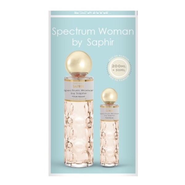 Saphir Spectrum woman estuche 200 ml vaporizador + 30ml