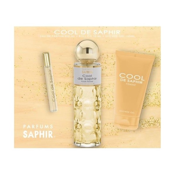 Saphir set cool de saphir para mujer eau de parfum 3 piezas
