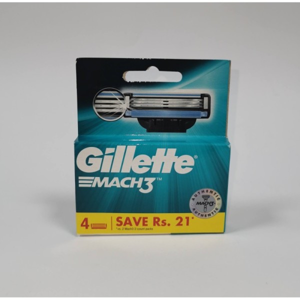 Cuchillas de afeitar Gillette Mach3 4 recambios