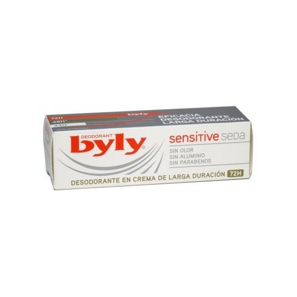 Desodorante Byly sensitive seda en crema tubo de 25ml