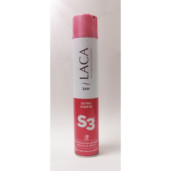 Laca S3 fijación extrafuerte 400ml.