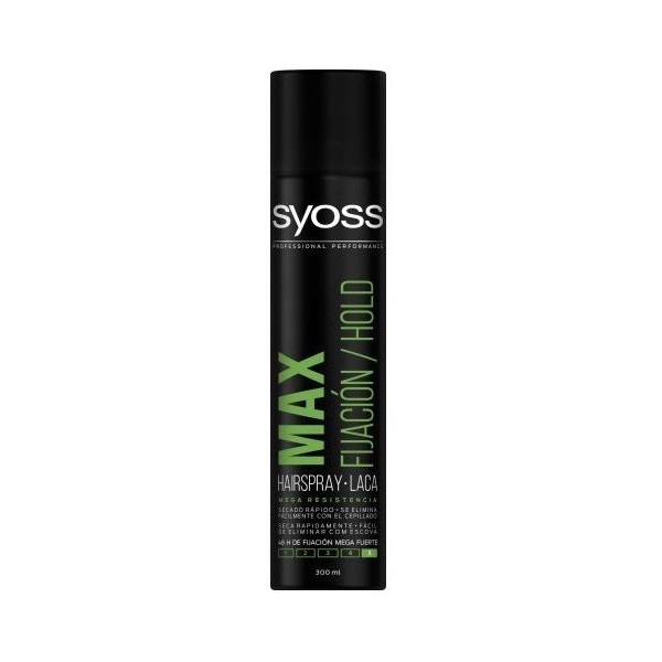 Laca Syoss Max Fijación spray 300 ml.