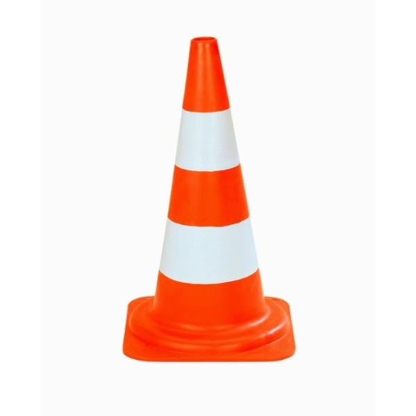 CONO POLIETIL 54 CM 2 BANDAS 1111