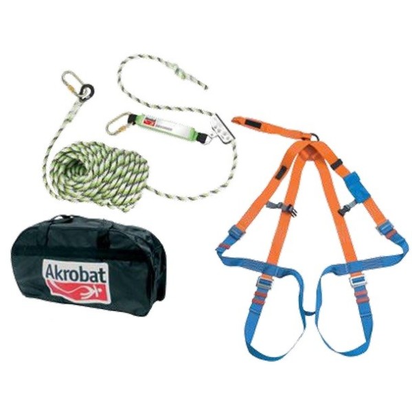 Mochila Kit anticaída con arnes + cuerda / AKKITS1