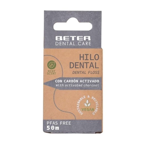 Hilo Dental Beter 50mt con carbón activado