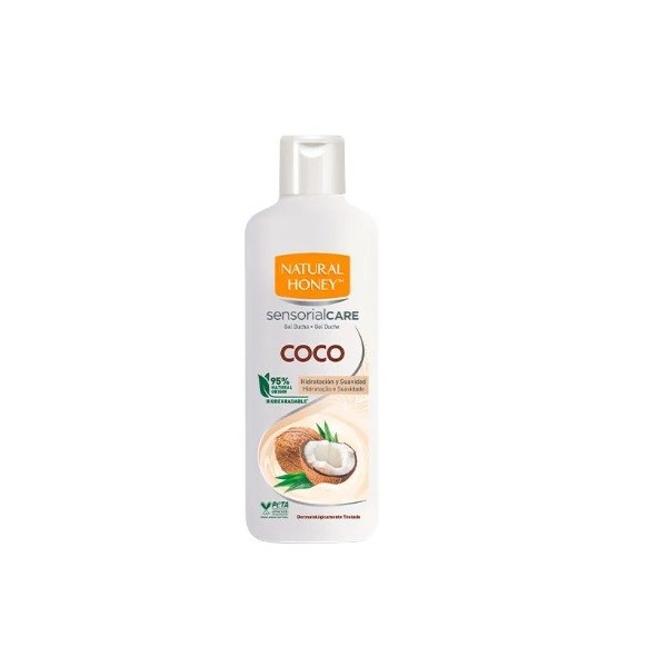 Gel ducha Natural Honey Coco 600ml.