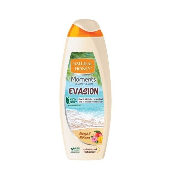 Gel ducha Natural Honey Moments Evasion 600ml.