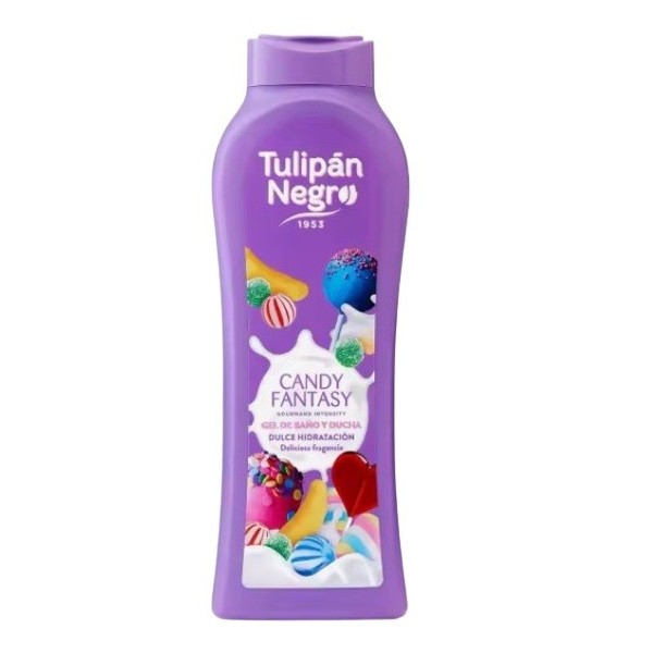 Gel ducha Tulipán Negro Candy Fantasy 650ml.