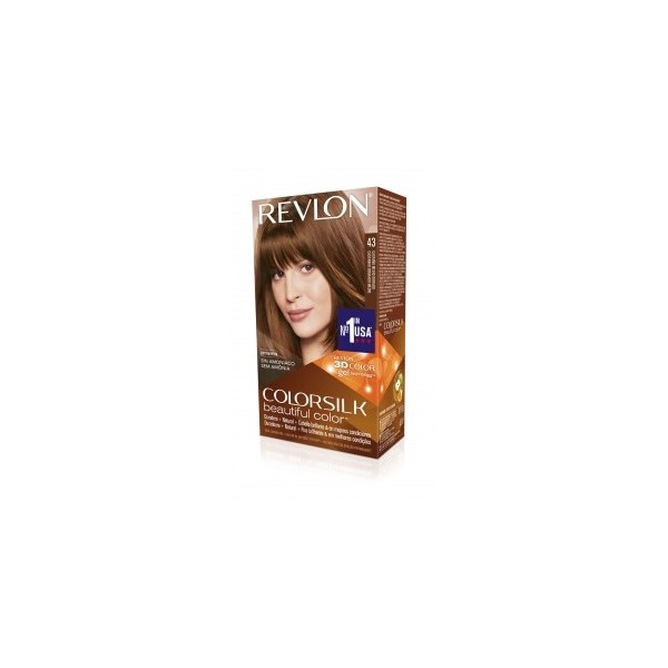 Tinte capilar Colorsilk Revlon 43 castaño medio dorado