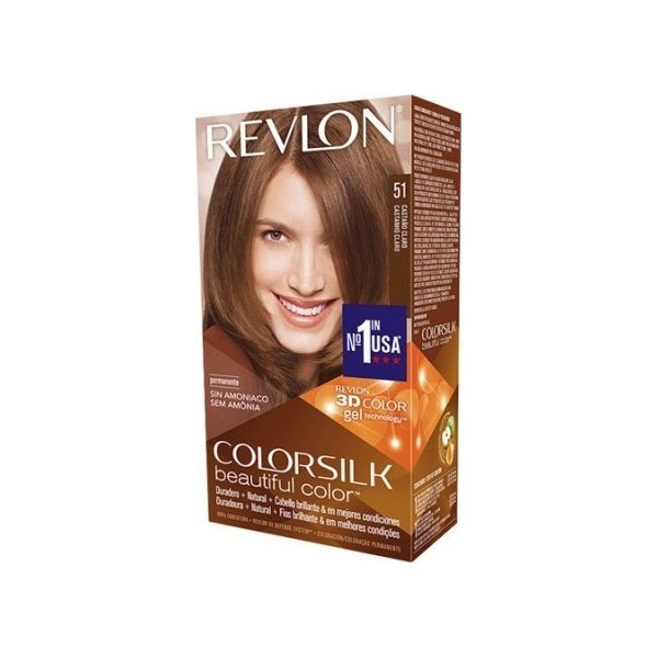 Tinte capilar Colorsilk Revlon 51 castaño claro