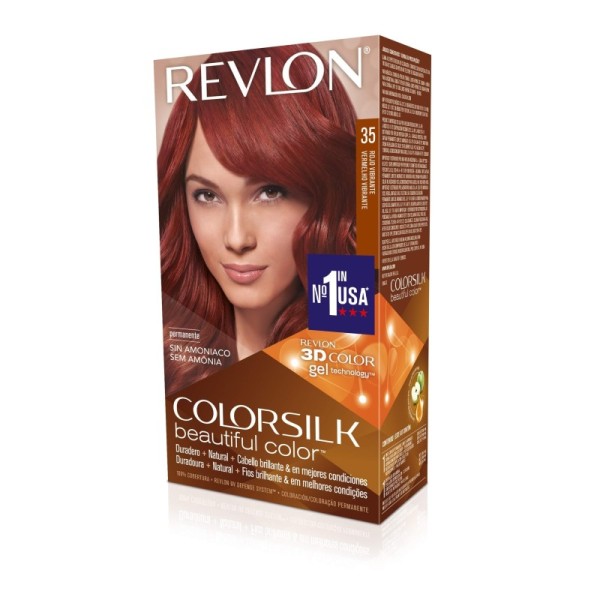 Tinte capilar Colorsilk Revlon 35 rojo vibrante