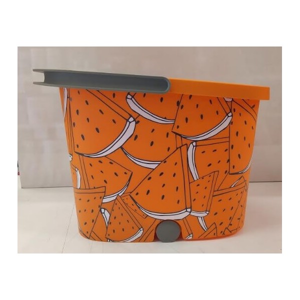 Cubo&escurridor rectangular de 16litros fresh I.M.L color naranja (Orange) /8216