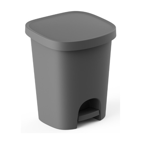 Cubo Pedal Dustbin Fresh Plastiken 25L Antracita /8425