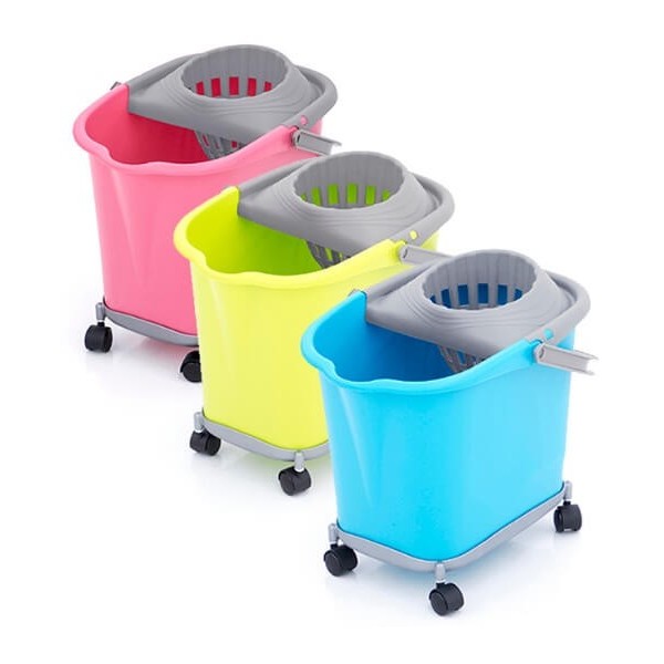 Cubo&escurridor rolling de colores surtidos de 16litros.