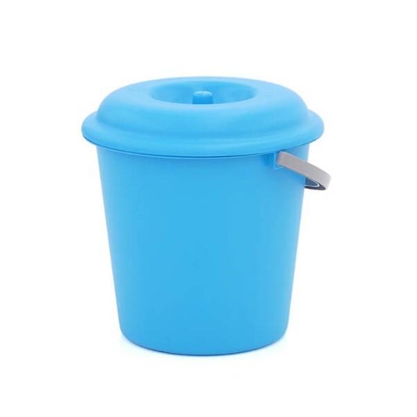 Cubo de basura de 15litros de color azul - 1550