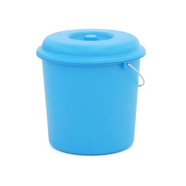 Cubo de basura de 23litros nature de color azul - 1542