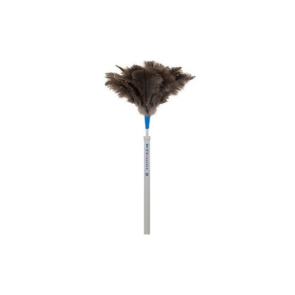 Plumero de avestruz 1º calidad nº06 - A- EXT. con mango extensible.