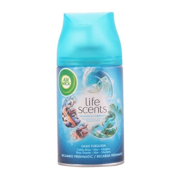 Ambientador Airwick Freshmatic Oasis Turquesa 250 ml. recambio