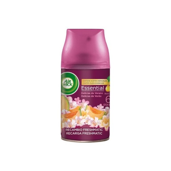 Ambientador Airwick Freshmatic delicias verano recambio 250 ml.