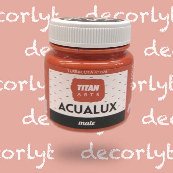 Pintura a la tiza ROJO TERRACOTA ACUALUX 100 ML