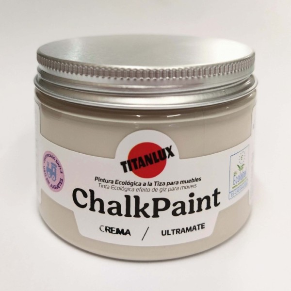 Pintura efecto tiza chalk paint crema 204/ 150 ml.