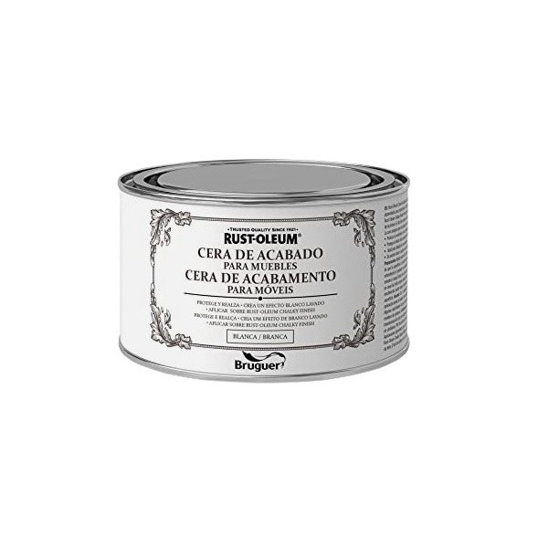Cera acabado muebles blanca Chalk Paint 400ml.