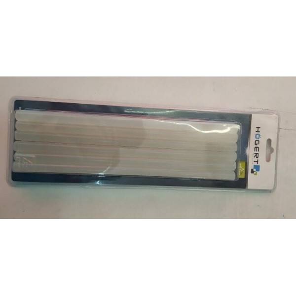 Adhesivo termofusible de 11,2mm de ancho, contiene 12 unidades.