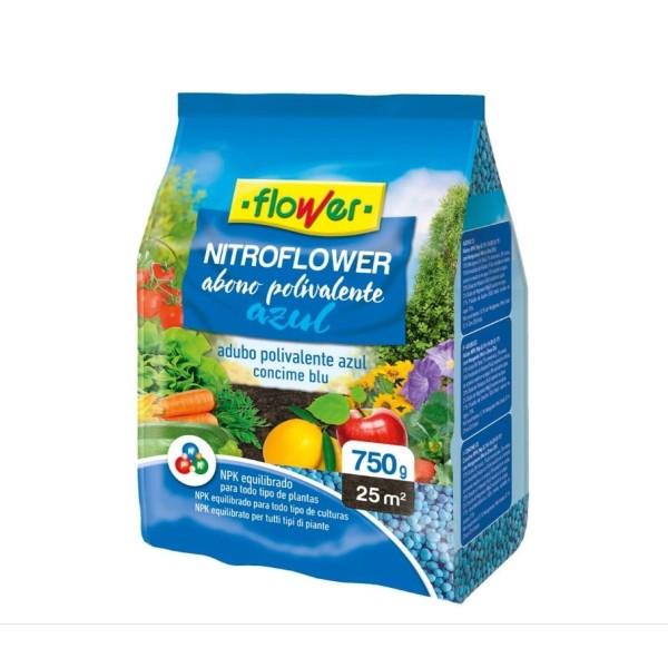 Abono polivalente granulado para plantas Flower 750gr