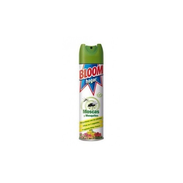 Insecticidad Bloom verde hogar moscas y mosquitos 600ml