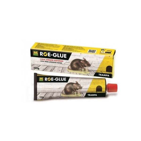 Raticida cola Roe-glue Massó atrapa ratones 135grs.