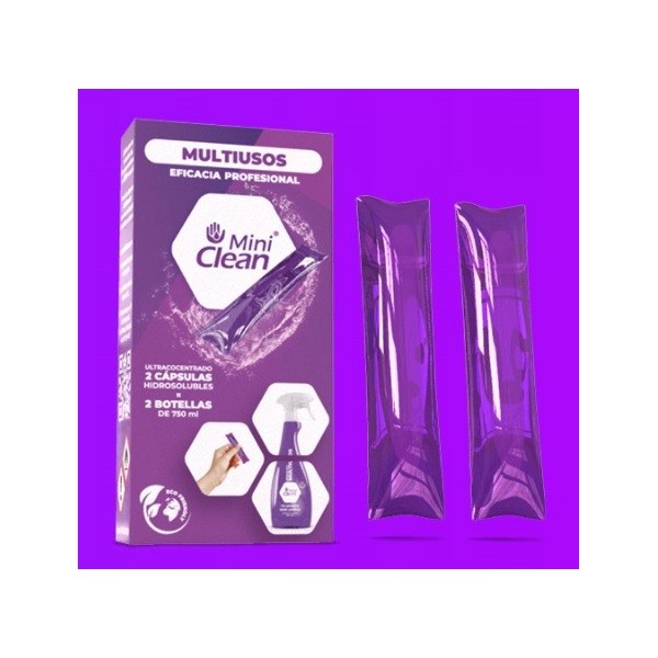 Miniclean multiusos pack 2 cápsulas