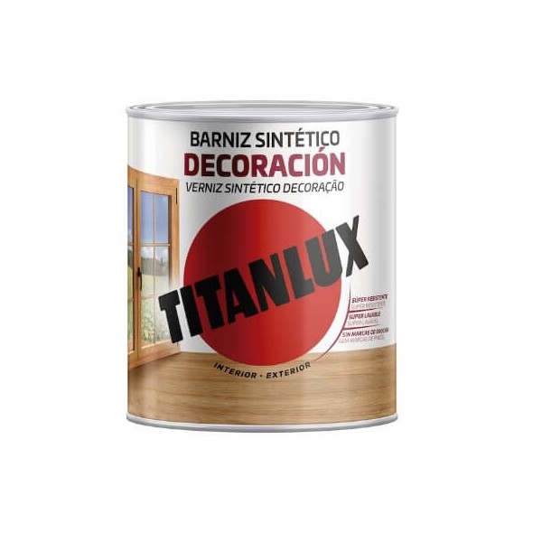 Barniz sintético Titanlux mate 250ml interior y exterior