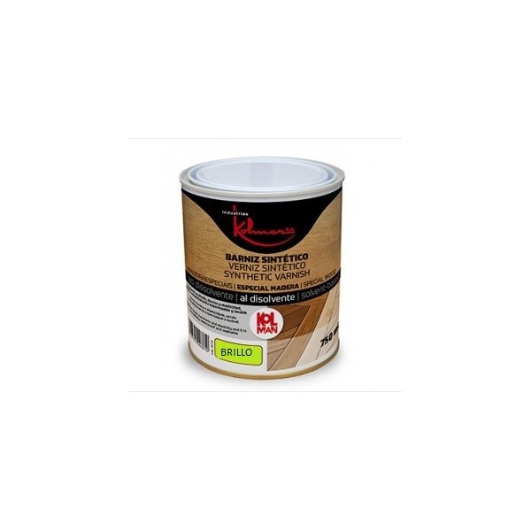 Barniz sintetico brillo disolvente 375ml interior y exterior