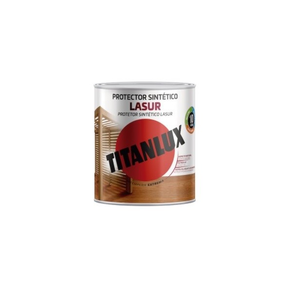 Titanlux Lasur satinado exterior 750ml palisandro/wengue.