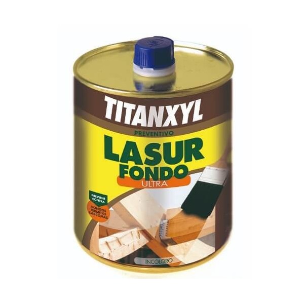 Titanxyl Lasur fondo incoloro ultra de 4 litros.
