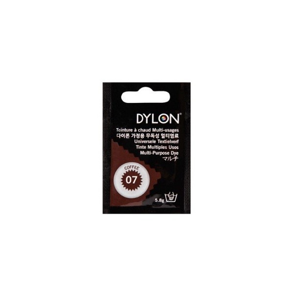 Tinte Ropa Dylon 07 Coffee, contiene 5grs.