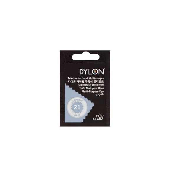 Tinte Ropa Dylon 21 Elephant Grey, contiene 5grs.