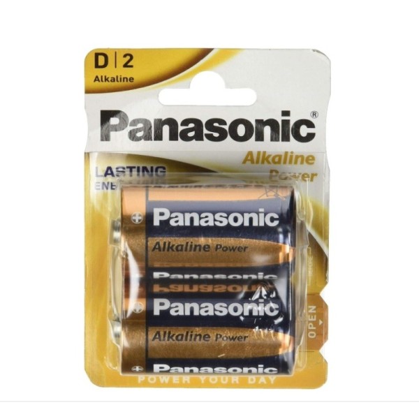 Pilas Panasonic alcalina LR-20 D - 1.5V /BL-2