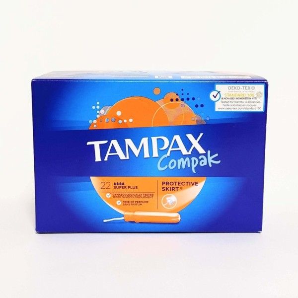 TAMPAX Compak super plus 18 unidades
