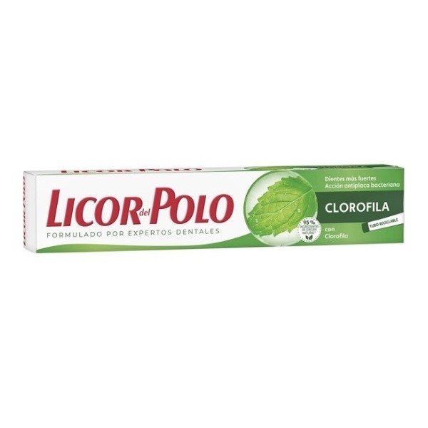 Dentífrico Licor del Polo Clorofila ultralimpieza 75ml.