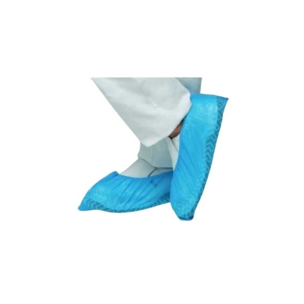 Cubrecalzado desechable antideslzante azul PP 100 UNID /138-0007