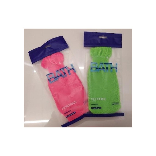 Manopla Baño Microfibra extra soft Bath.