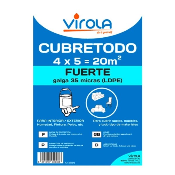 Cubretodo pl grueso 4x5/880272