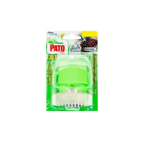 Ambientador gel WC Pato aparato + recambio pino 55ml