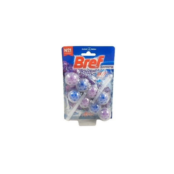 Ambientador Bref WC lavanda 4 funciones pack 2x50gr