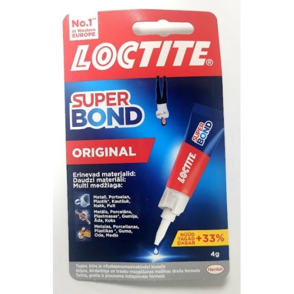 Pegamento Loctite Super Bond original 4gr